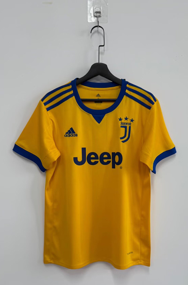 AAA Quality Juventus 17/18 Away Yellow Soccer Jersey
